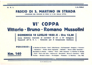 VI Coppa Mussolini Forl 1932